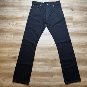 Levis 517 Jeans Men 31x34 Black Bootcut Denim Dark Wash Western Grunge NEW